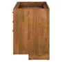 GAVETEIRO PARA COZINHA 80 CM 3 GAVETAS GOURMET - NOZES/ZINCO - Foto 4