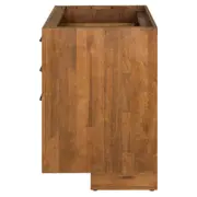 GAVETEIRO PARA COZINHA 80 CM 3 GAVETAS GOURMET - NOZES/ZINCO - Foto 4