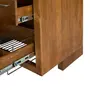 GAVETEIRO PARA COZINHA 80 CM 3 GAVETAS GOURMET - NOZES/ZINCO - Foto 7