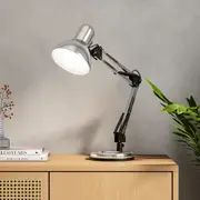 LUMINÁRIA DE MESA ARKIT - CROMADO/PRETO - Foto 14