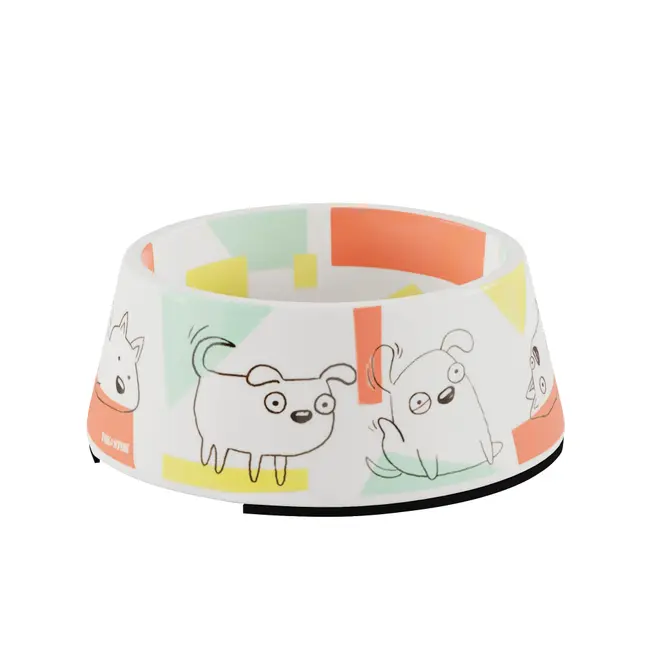 COMEDOURO PARA PET 19 CM BALOO - CORES CALEIDOCOLOR/INOX - Foto 24