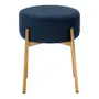 BANCO BAIXO DAISY - OURO/GALAXY BLUE - Foto 2