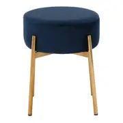 BANCO BAIXO DAISY - OURO/GALAXY BLUE - Foto 2
