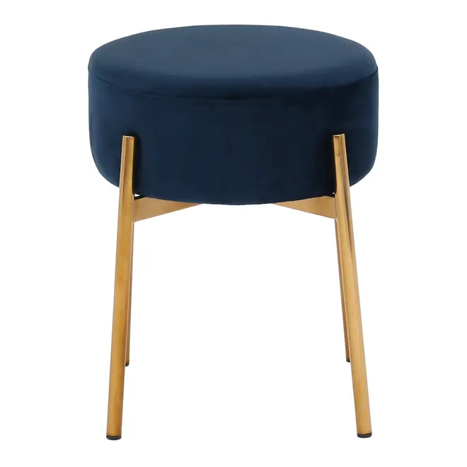 BANCO BAIXO DAISY - OURO/GALAXY BLUE - Foto 2