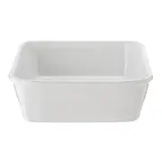 TRAVESSA REFRATÁRIA 25 CM X 17 CM THEVY - BRANCO/BRANCO - Foto 3