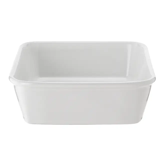 TRAVESSA REFRATÁRIA 25 CM X 17 CM THEVY - BRANCO/BRANCO - Foto 3