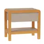 MESA DE CABECEIRA 1 GAVETA KANT - CAMELO/AMÊNDOA - Foto 18