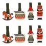 KIT COM 8 PRENDEDORES SANTA ROCKS - MUSGO/MULTICOR - Foto 1