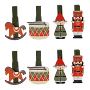 KIT COM 8 PRENDEDORES SANTA ROCKS - MUSGO/MULTICOR - Foto 1
