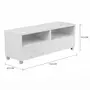 HOLDER RACK 2 GAVETAS 1,35 M X 45 CM - BRANCO - Foto 2