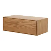 MESA DE CABECEIRA DE PAREDE 1 GAVETA THRUD - OAK TAMMI - Foto 2