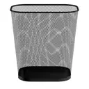 PRETO - LIXEIRA RETANGULAR 13,5 L SHOW