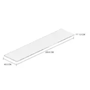 TAMPO RACK VIDRO 15 MM X 2 M X 45 CM REGATA - INCOLOR - Foto 2