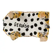 BANCO DECORATIVO PINTADA FILHOTE - AMARELO/PRETO - Foto 10