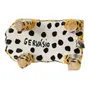 BANCO DECORATIVO PINTADA FILHOTE - AMARELO/PRETO - Foto 10