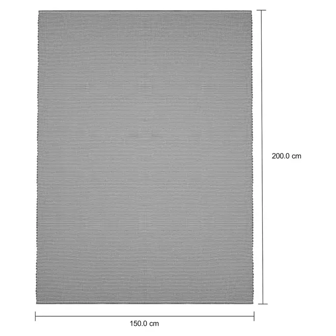 TAPETE 1,50 M X 2 M VIRA E VOLTA - NATURAL/CINZA - Foto 9