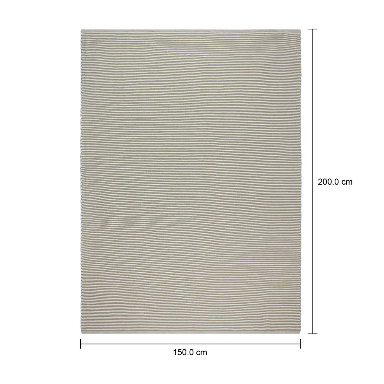TAPETE 1,50 M X 2 M VIRA E VOLTA - NATURAL/CINZA - Foto 8