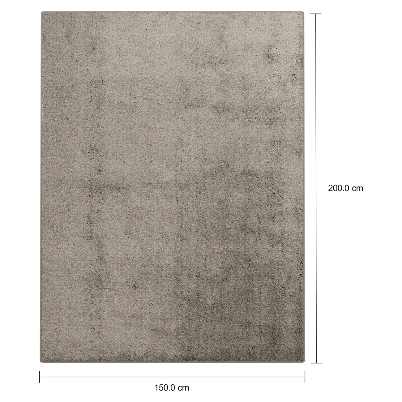 TAPETE 1,50 M X 2 M POLAR - PRATA - Foto 9