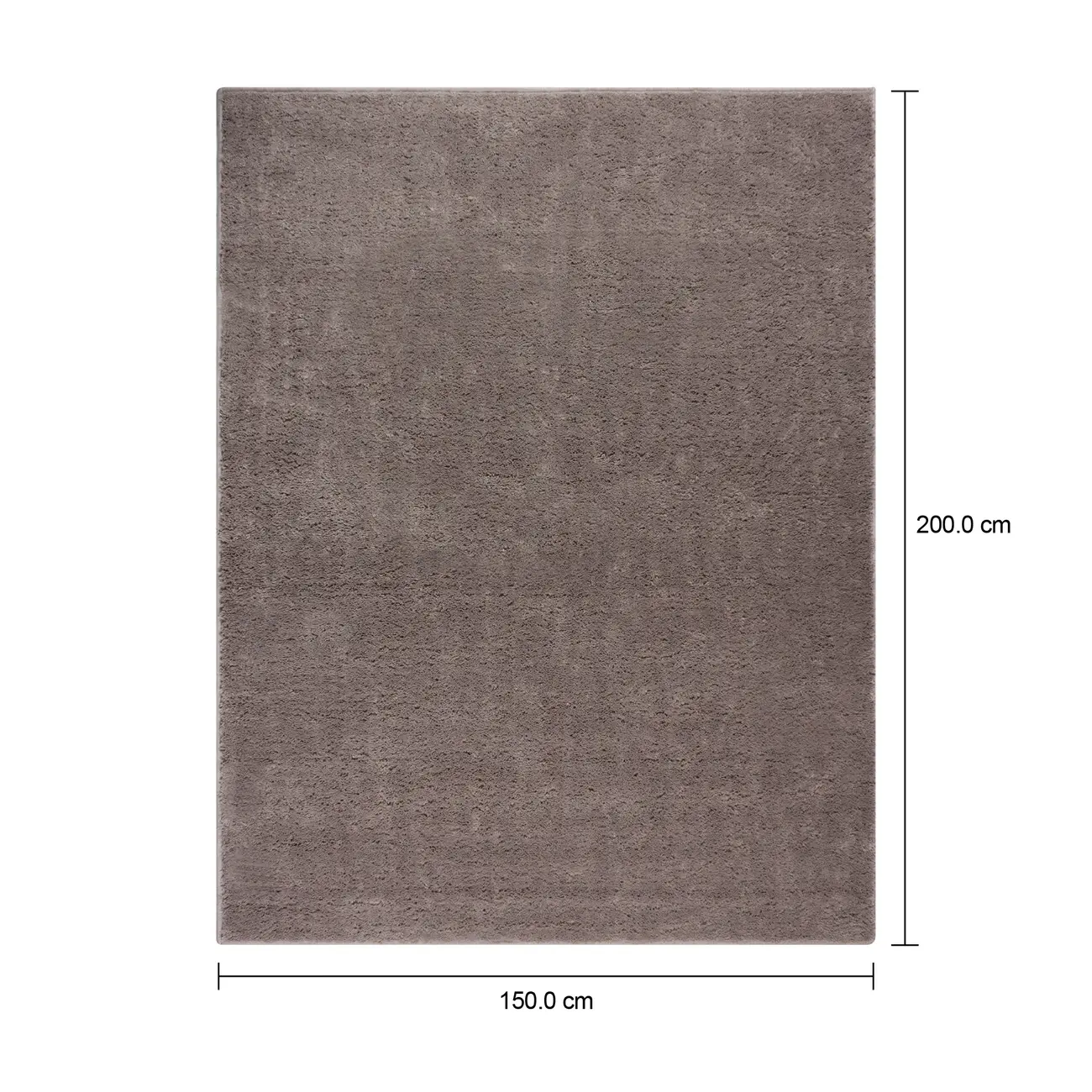 TAPETE 1,50 M X 2 M POLAR - PRATA - Foto 8
