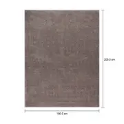 TAPETE 1,50 M X 2 M POLAR - PRATA - Foto 8
