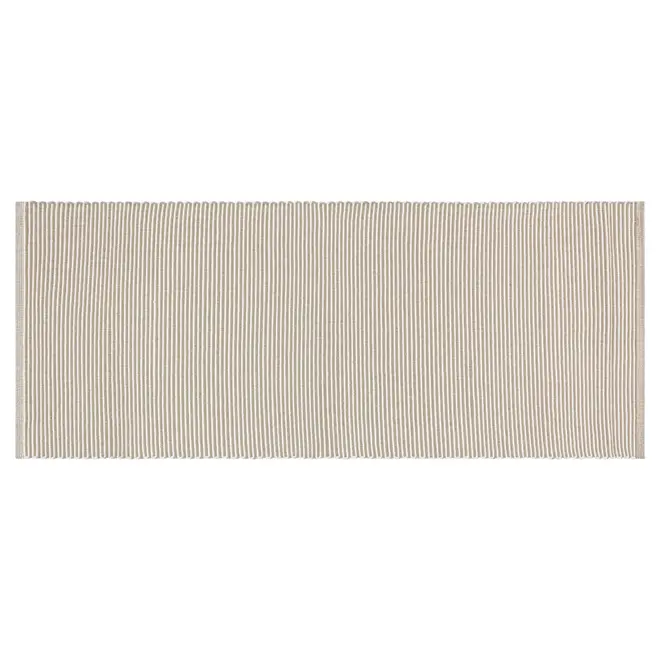 TAPETE 57 CM X 1,40 M VIRA E VOLTA - NATURAL/CINZA - Foto 1