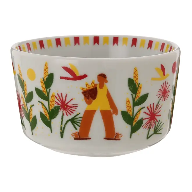 TIGELA 12 CM TEMPO DE COLHER - BRANCO/MULTICOR - Foto 2