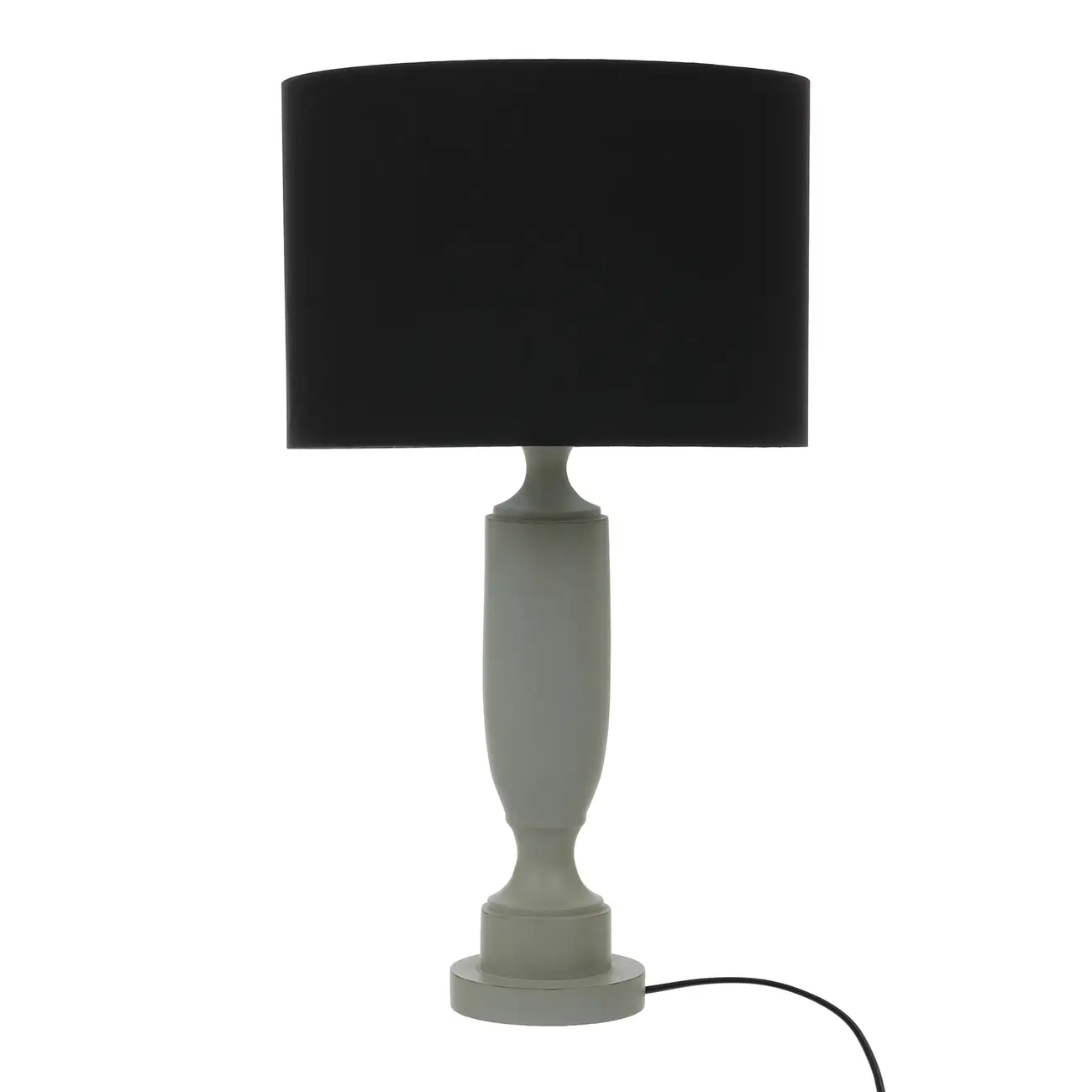 LUMINÁRIA MESA PILASTRE C/CUP H - CINZA/PRETO - Foto 1