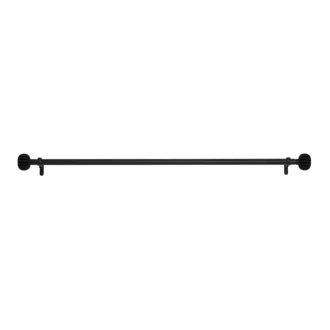 SUPORTE PARA CORTINA EXTENSÍVEL 107-305 9 MM FINN - PRETO - Foto 1