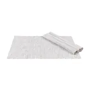 LUGAR AMERICANO TECIDO COM 4 PEÇAS IGARAPÉ - NATURAL/BRANCO - Foto 2
