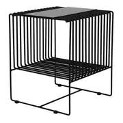 MESA LATERAL 40 CM X 42 CM TELMA - PRETO - Foto 5