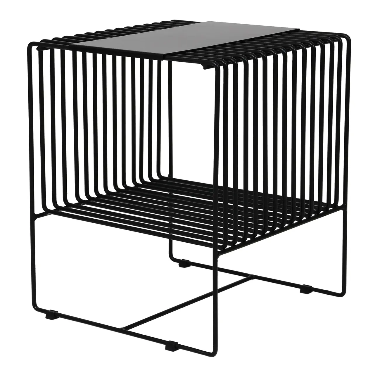 MESA LATERAL 40 CM X 42 CM TELMA - PRETO - Foto 5
