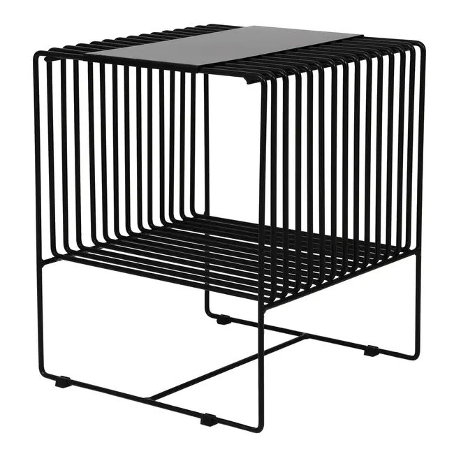 MESA LATERAL 40 CM X 42 CM TELMA - PRETO - Foto 5