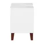 GABINETE DE BANHEIRO COLUNA 1 PORTA/3 GAVETAS LIVA - BRANCO/NOZES - Foto 3