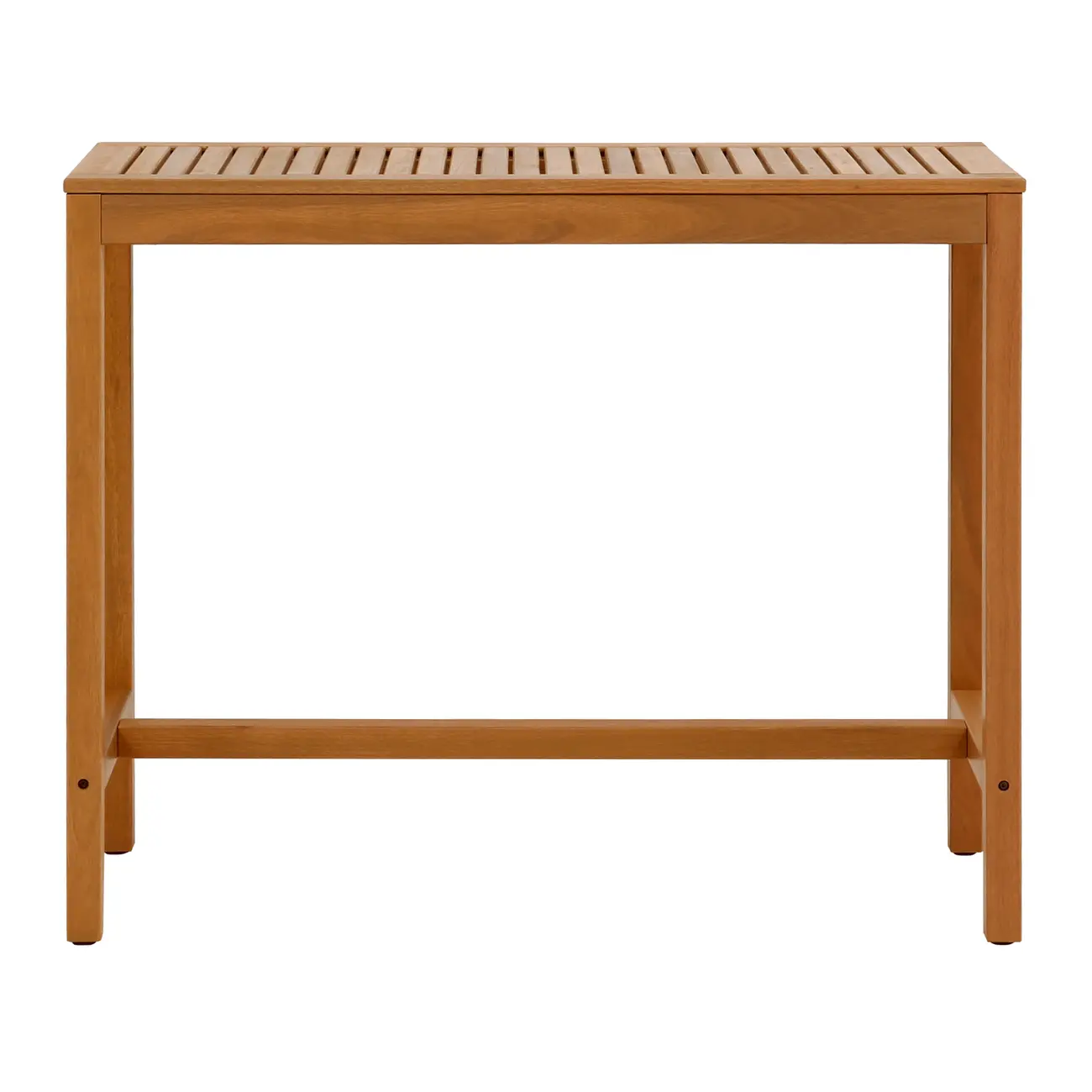 MESA ALTA/APARADOR PARA ÁREA EXTERNA 1,20 M X 50 CM PIPA - CASTANHA DE CAJU - Foto 1