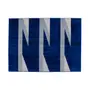 TAPETE 1,50 M X 2 M GEO FORMS - CINZA/COBALTO - Foto 1