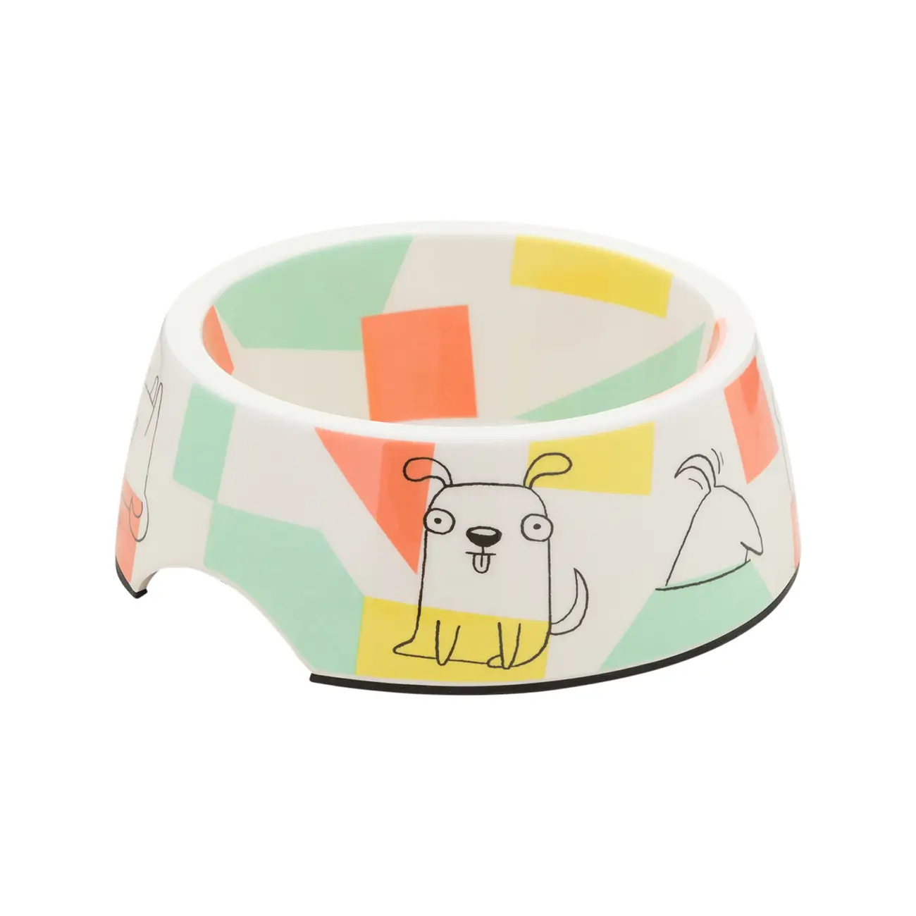 COMEDOURO PARA PET 19 CM BALOO - CORES CALEIDOCOLOR/INOX - Foto 2