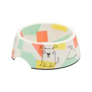 COMEDOURO PARA PET 19 CM BALOO - CORES CALEIDOCOLOR/INOX - Foto 2