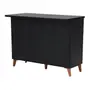 BALCÃO DE COZINHA COM 2 PORTAS DE CORRER 1,20 M X 60 CM LIN - PRETO/NOZES - Foto 8