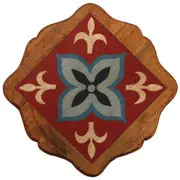 ADORNO DE PAREDE 2 VARIAÇÕES TIRADENTES - AMÊNDOA/MULTICOR - Foto 3