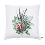 ALMOFADA 50 CM X 50 CM SETE ERVAS - VERDE/ARGILA CRUA - Foto 2