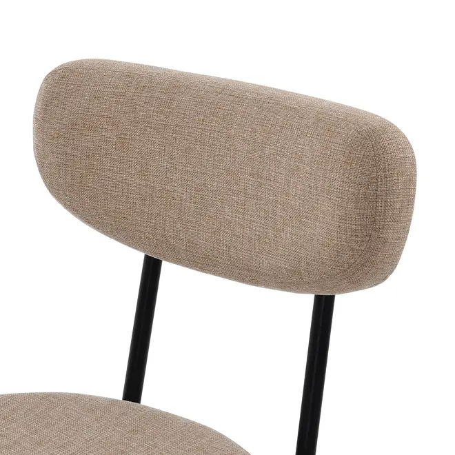 CADEIRA HOME OFFICE MIER - PRETO/BEGE - Foto 8