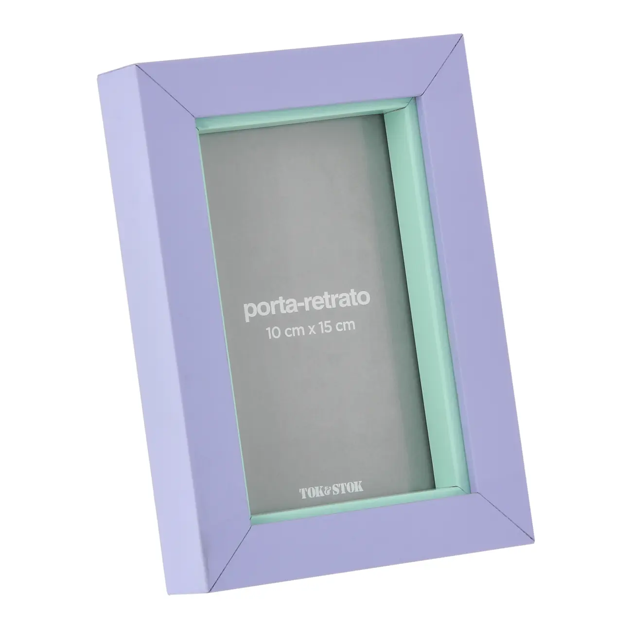 PORTA-RETRATO 10 CM X 15 CM COLOR MATCH - MOUSSE DE JABUTICABA/SORBET DE MENTA - Foto 2