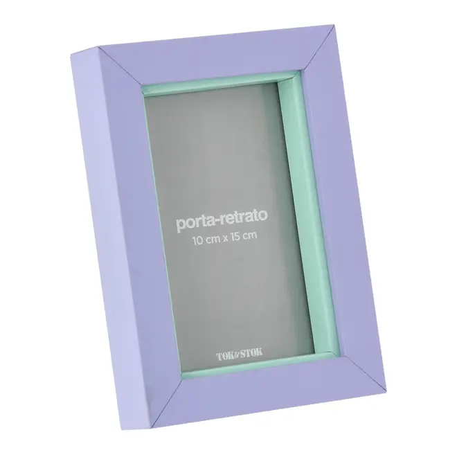PORTA-RETRATO 10 CM X 15 CM COLOR MATCH - MOUSSE DE JABUTICABA/SORBET DE MENTA - Foto 2
