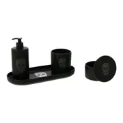 KIT BANCADA 4 PEÇAS CAVEIRA - PRETO - Foto 4