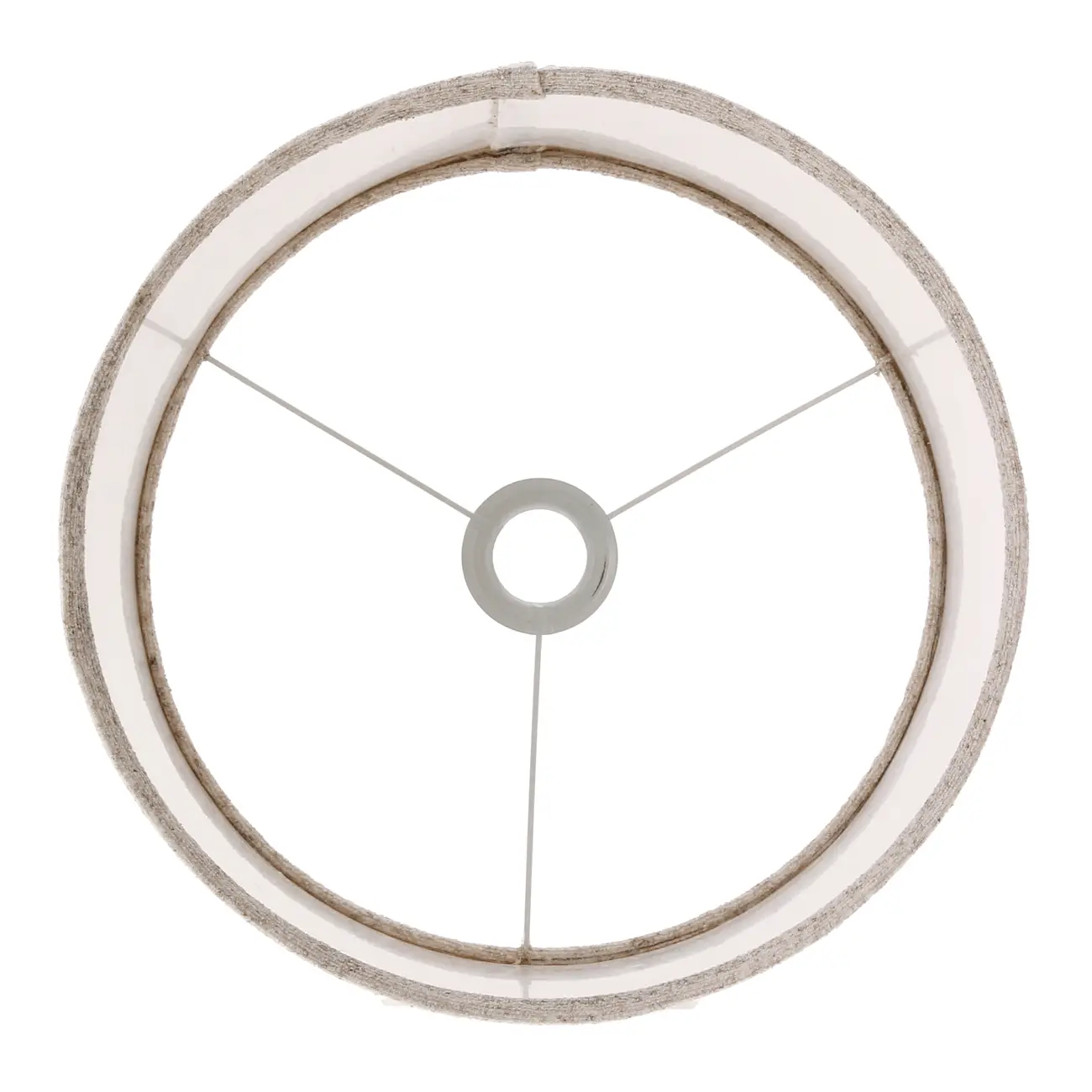 CÚPULA C 30 CM X 25 CM HUT - BRANCO/CINZA - Foto 3