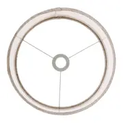 CÚPULA C 30 CM X 25 CM HUT - BRANCO/CINZA - Foto 3