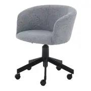 CADEIRA HOME OFFICE RALF - PRETO/CINZA - Foto 1