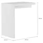 COMPLEMENTO MESA 67 CM X 45 CM FIND - BRANCO - Foto 6