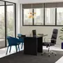 CADEIRA DE ESCRITÓRIO ALTA CEO - CROMADO/PRETO - Foto 3