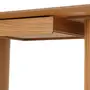 MESA DE ESCRITÓRIO 1 GAVETA 1,70 M X 72 CM ALLURE - FREIJÓ/FREIJÓ - Foto 10